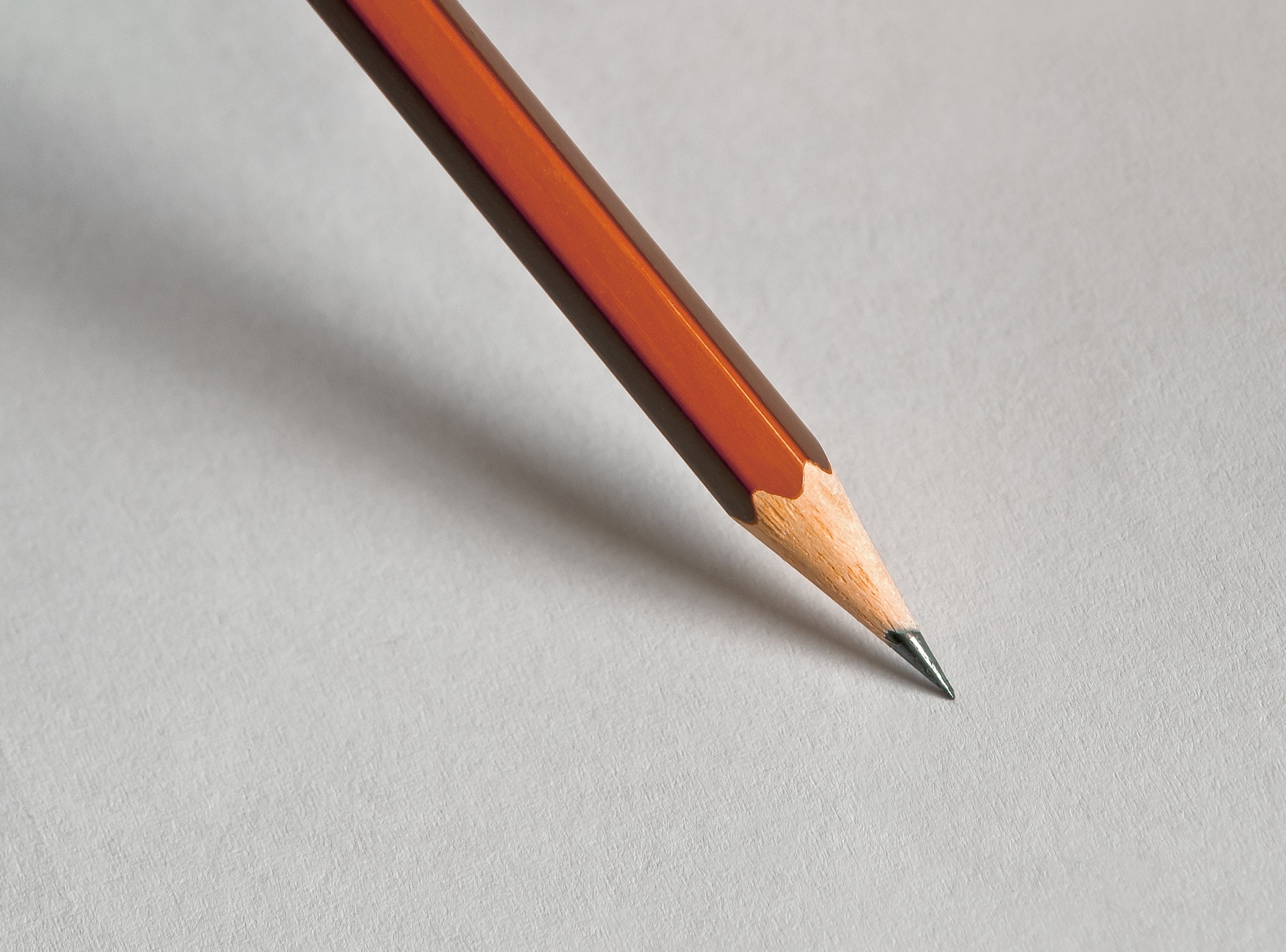 sharpened pencil